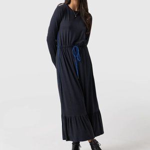 NWT Saint + Sofia Meridian Dress Navy Cobalt